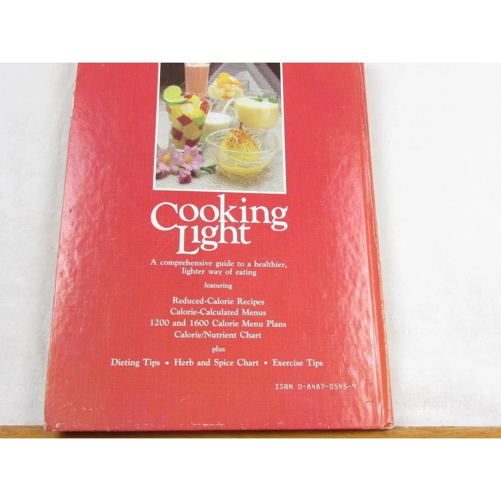 Vintage Cooking Light Susan McIntosh Southern Living Recipes Guide Hardcover 198